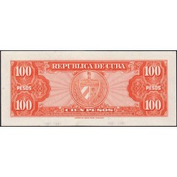 Cuba - Pick 93a - 100 pesos - Série C A - 1959 - Etat : pr.NEUF