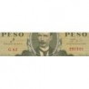 Cuba - Pick 94a - 1 peso - Série G 63 - 1961 - Etat : TTB-