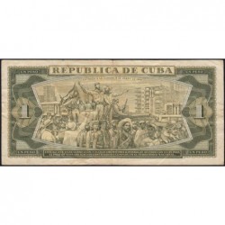 Cuba - Pick 94b - 1 peso - Série J 45 - 1964 - Etat : TB+