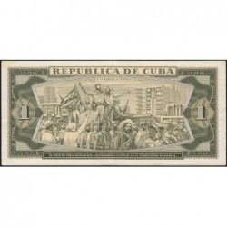 Cuba - Pick 94c - 1 peso - Série R 38 - 1965 - Etat : SUP