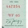 Cuba - Pick 103d_2 - 5 pesos - Série YF 05 - 1990 - Etat : NEUF