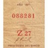 Cuba - Pick 104a_5 - 10 pesos - Série Z 27 - 1971 - Etat : TB-