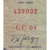 Cuba - Pick 105d_4 - 20 pesos - Série GE 04 - 1990 - Etat : TB-