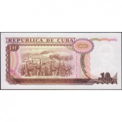 Cuba - Pick 109a - 10 pesos - Série DB 03 - 1991 - Etat : NEUF