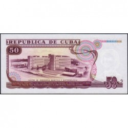 Cuba - Pick 111a_1 - 50 pesos - Série BA 01 - 1990 - Etat : NEUF