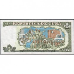 Cuba - Pick 112 - 1 peso - Série AA 12 - 1995 - Etat : pr.NEUF