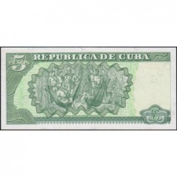 Cuba - Pick 116a - 5 pesos - Série EA-09 - 1997 - Etat : pr.NEUF