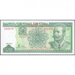 Cuba - Pick 116g - 5 pesos - Série EG-05 - 2004 - Etat : NEUF