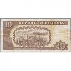 Cuba - Pick 117b - 10 pesos - Série DB-21 - 1998 - Etat : TB