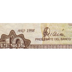 Cuba - Pick 117b - 10 pesos - Série DB-21 - 1998 - Etat : TB