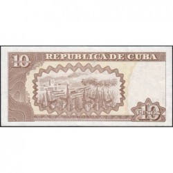 Cuba - Pick 117d - 10 pesos - Série DD-28 - 2001 - Etat : SUP