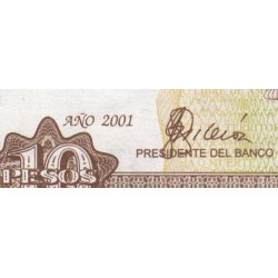 Cuba - Pick 117d - 10 pesos - Série DD-28 - 2001 - Etat : SPL