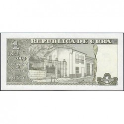 Cuba - Pick 125 - 1 peso - Série GC-09 - 2003 - Commémoratif - Etat : pr.NEUF