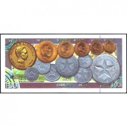 Cuba - 1 centavo cu-nickel - Centenaire premières monnaies cubaines - 2015 - Etat : NEUF