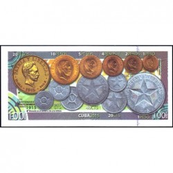 Cuba - 5 centavos cu-nickel - Centenaire premières monnaies cubaines - 2015 - Etat : NEUF