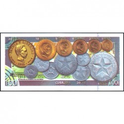 Cuba - 10 centavos argent - Centenaire premières monnaies cubaines - 2015 - Etat : NEUF