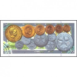 Cuba - 40 centavos argent - Centenaire premières monnaies cubaines - 2015 - Etat : NEUF