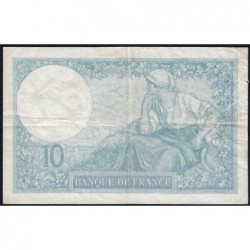 F 06-12 - 04/02/1927 - 10 francs - Minerve - Série S.33838 - Etat : TTB