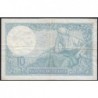 F 06-12 - 04/02/1927 - 10 francs - Minerve - Série S.33838 - Etat : TTB