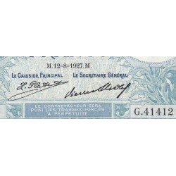 F 06-12a - 12/08/1927 - 10 francs - Minerve - Série G.41412 - Etat : TTB-