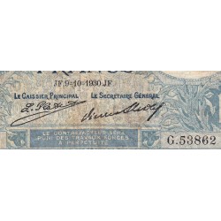 F 06-14 - 09/10/1930 - 10 francs - Minerve - Série G.53862 - Etat : B+