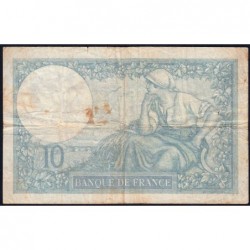 F 06-16 - 24/03/1932 - 10 francs - Minerve - Série Z.63754 - Etat : TB