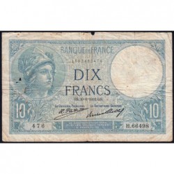 F 06-16 - 30/06/1932 - 10 francs - Minerve - Série H.66498 - Etat : TB-