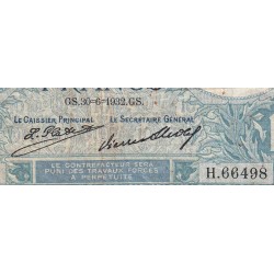 F 06-16 - 30/06/1932 - 10 francs - Minerve - Série H.66498 - Etat : TB-
