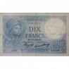 F 06-17 - 17/12/1936 - 10 francs - Minerve - Série X.67592 - Etat : TTB-