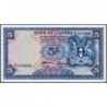 Ouganda - Pick 1a - 5 shillings - Série A/1 - 1966 - Etat : SUP