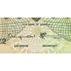 Ouganda - Pick 9c - 100 shillings - Série D/21 - 1977 - Etat : NEUF