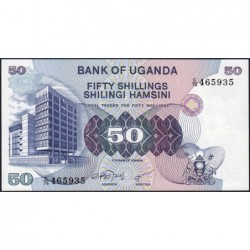 Ouganda - Pick 13b - 50 shillings - Série C/76 - 1979 - Etat : NEUF
