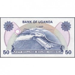 Ouganda - Pick 13b - 50 shillings - Série C/76 - 1979 - Etat : NEUF