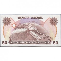 Ouganda - Pick 18a - 50 shillings - Série C/16 - 1982 - Etat : NEUF