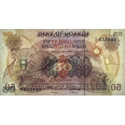 Ouganda - Pick 18a - 50 shillings - Série C/27 - 1982 - Etat : NEUF