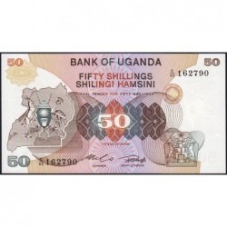 Ouganda - Pick 18b - 50 shillings - Série C/40 - 1982 - Etat : NEUF