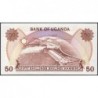 Ouganda - Pick 20 - 50 shillings - Série C/4 - 1985 - Etat : SPL+