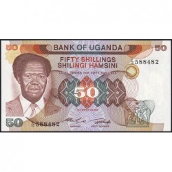 Ouganda - Pick 20 - 50 shillings - Série C/10 - 1985 - Etat : NEUF