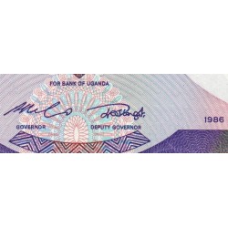 Ouganda - Pick 24b - 5'000 shillings - Série J/13 - 1986 - Etat : NEUF