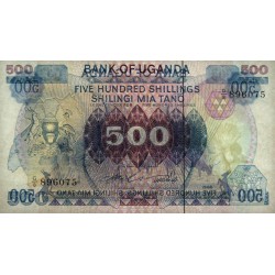 Ouganda - Pick 25 - 500 shillings - Série G/8 - 1986 - Etat : NEUF