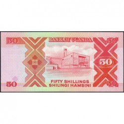 Ouganda - Pick 30b_1 - 50 shillings - Série FF - 1988 - Etat : NEUF
