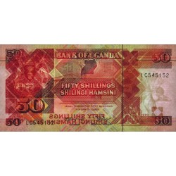 Ouganda - Pick 30b_2 - 50 shillings - Série LC - 1989 - Etat : NEUF