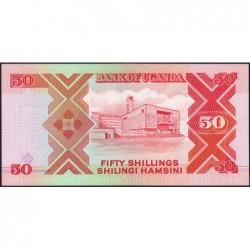 Ouganda - Pick 30c_2 - 50 shillings - Série MF - 1996 - Etat : NEUF