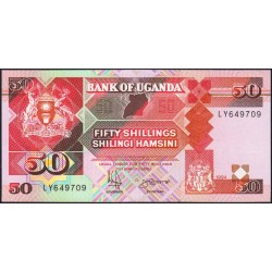 Ouganda - Pick 30c_1 - 50 shillings - Série LY - 1994 - Etat : NEUF