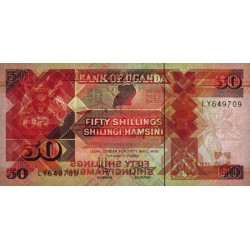 Ouganda - Pick 30c_1 - 50 shillings - Série LY - 1994 - Etat : NEUF