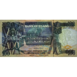 Ouganda - Pick 31b - 100 shillings - Série HN - 1988 - Etat : NEUF
