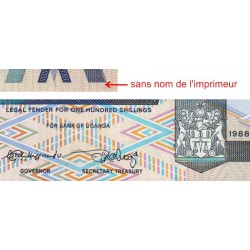 Ouganda - Pick 31b - 100 shillings - Série UC - 1988 - Etat : NEUF