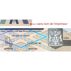 Ouganda - Pick 31c_2 - 100 shillings - Série VK - 1996 - Etat : NEUF