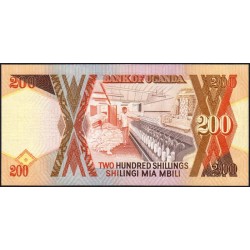 Ouganda - Pick 32b_1 - 200 shillings - Série BZ - 1991 - Etat : NEUF