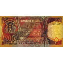 Ouganda - Pick 32b_3 - 200 shillings - Série EC - 1996 - Etat : TTB+